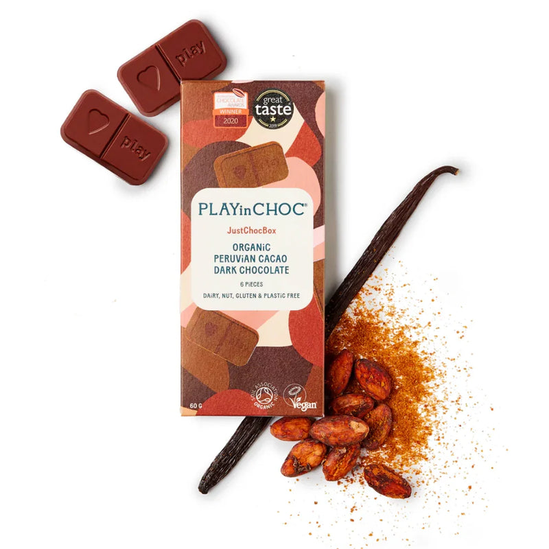 PLAYin CHOC JustChoc Box Dark 60g