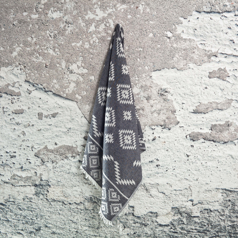 Asarcik Peshtemal handklæði - Svart