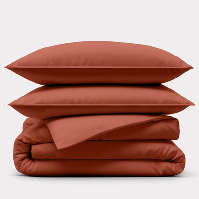Bambus Sængurver / Duvet Cover - Terracotta