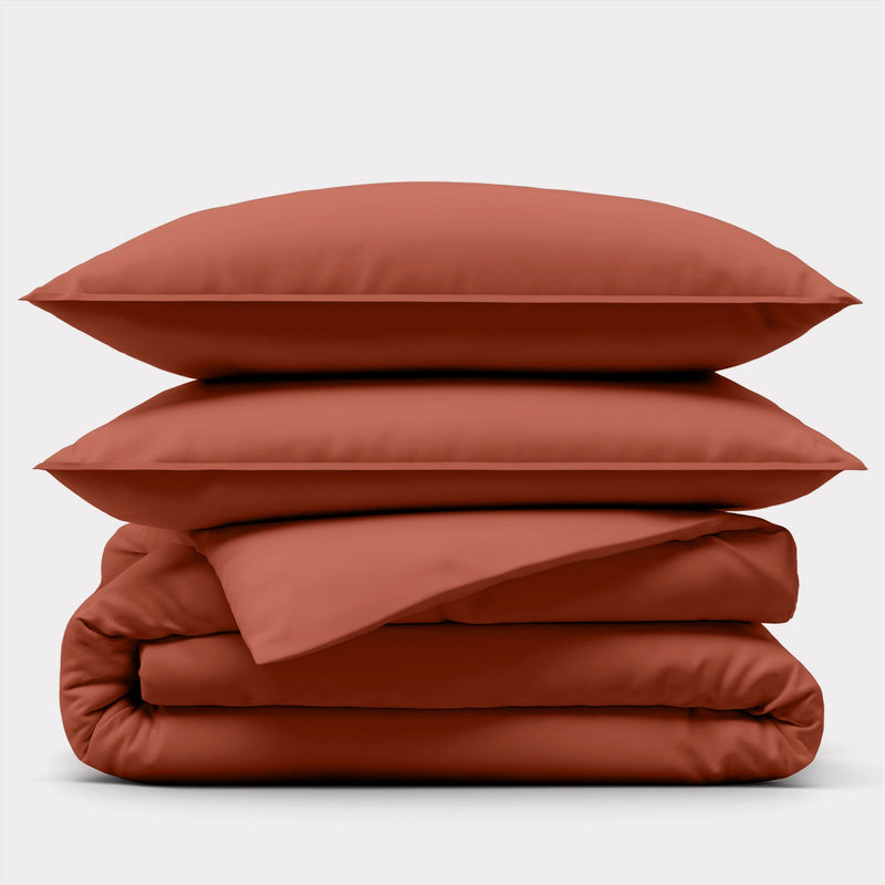 Bambus Sængurver / Duvet Cover - Terracotta