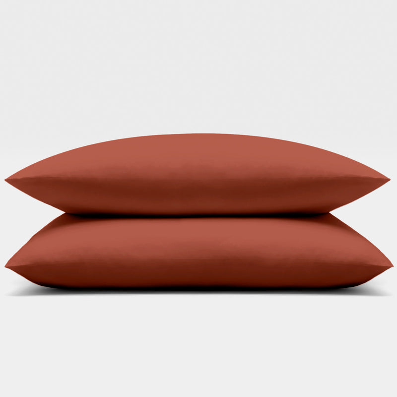 Bambus koddaver 2stk - Terracotta