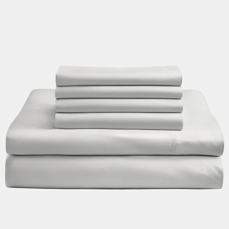 Bambus Lak / Fitted Sheet - Light Grey