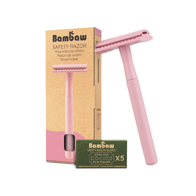 Öryggisrakvél bleik