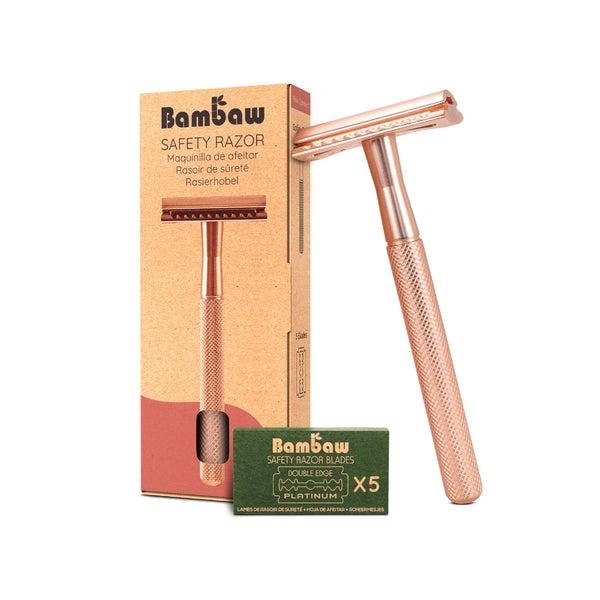 Öryggisrakvél Rosegold