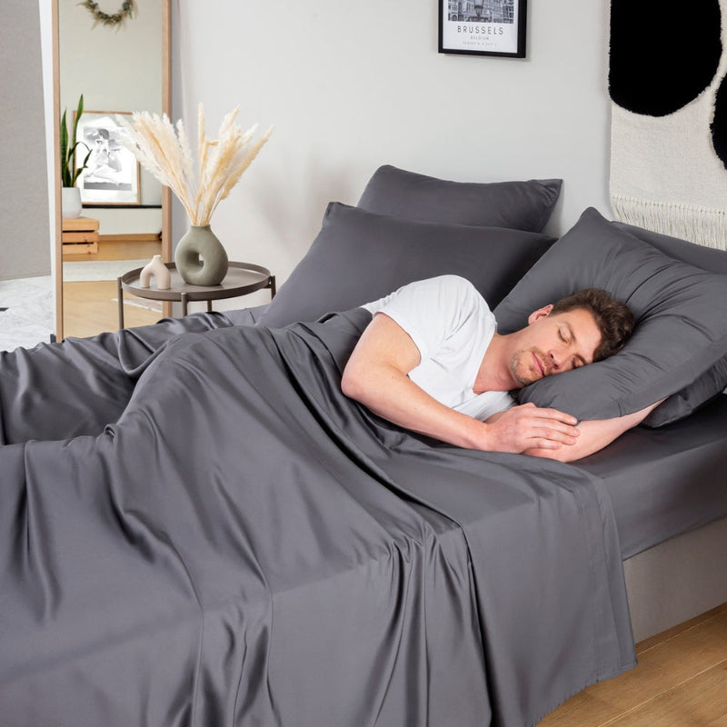 Bambus Sængurver / Duvet Cover - Charcoal