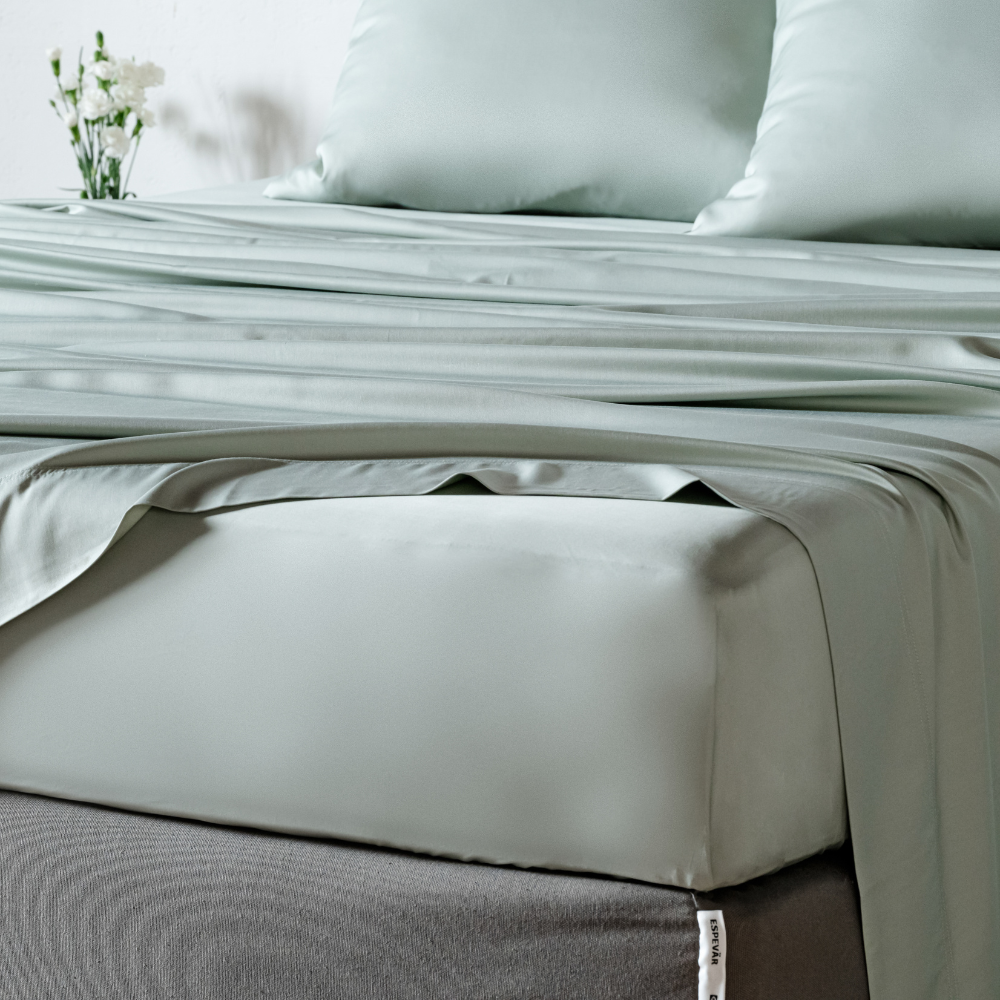 Bambus Lak / Fitted Sheet - Sand