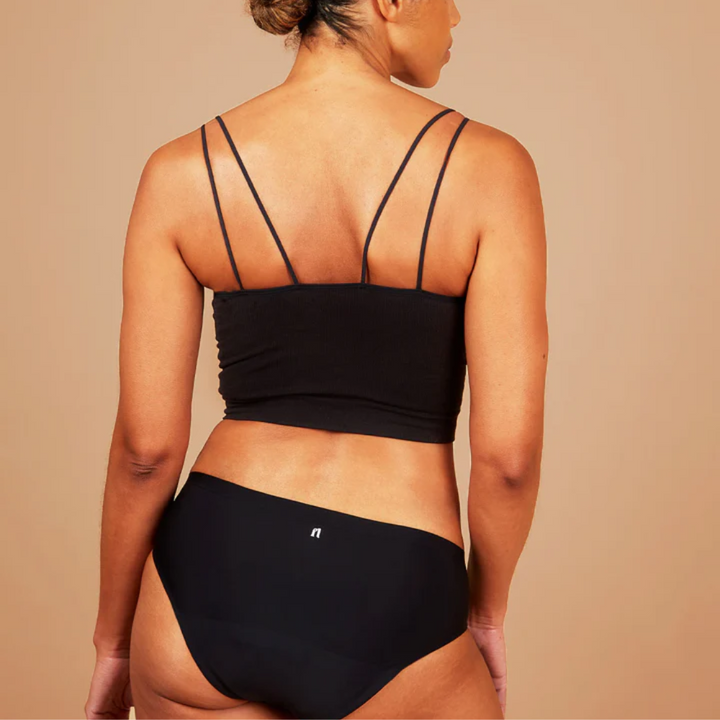 Seamless Bikini Svartar - mikil rakadrægni