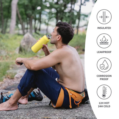 Drykkjarflaska úr stáli - Sage Green