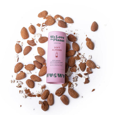 Náttúrulegur svitalyktareyðir í pappastifti -  Soft Almond (Sensitive)