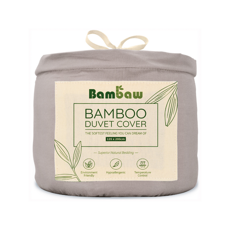 Bambus Sængurver / Duvet Cover - Light Grey